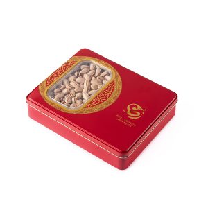 جعبه فلزی کادویی پسته اکبری رضا