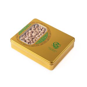 جعبه فلزی کادویی پسته اکبری رضا